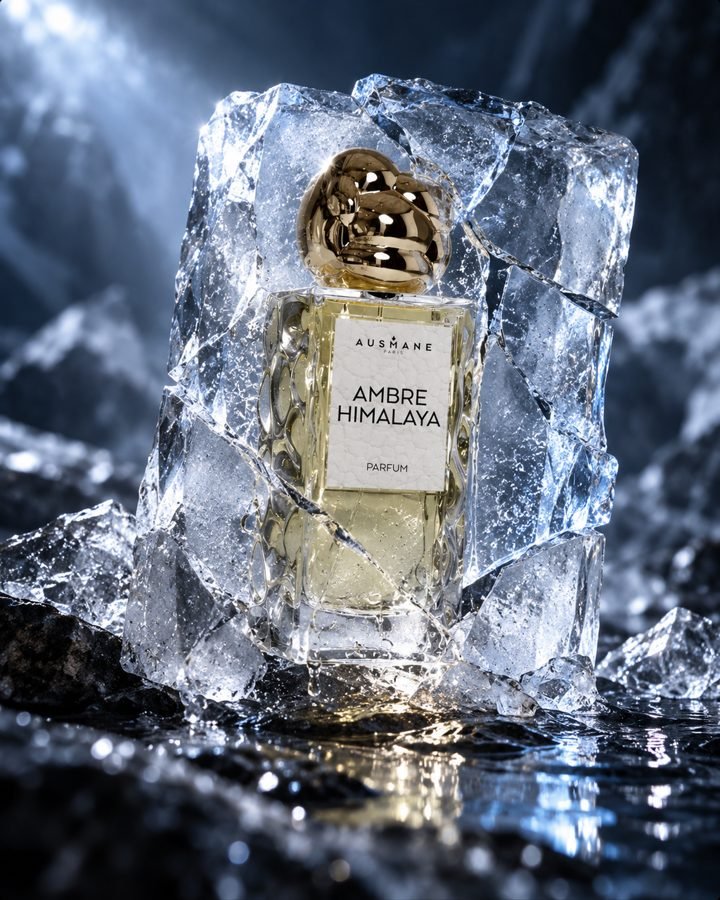 AMBRE HIMALAYA en situation, parfum de 50 ml