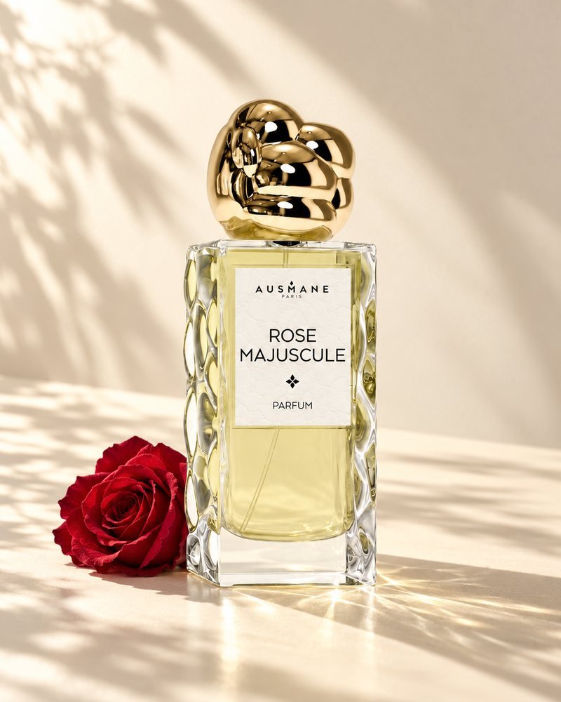 Parfum ROSE MAJUSCULE, 50 ml, flacon de près