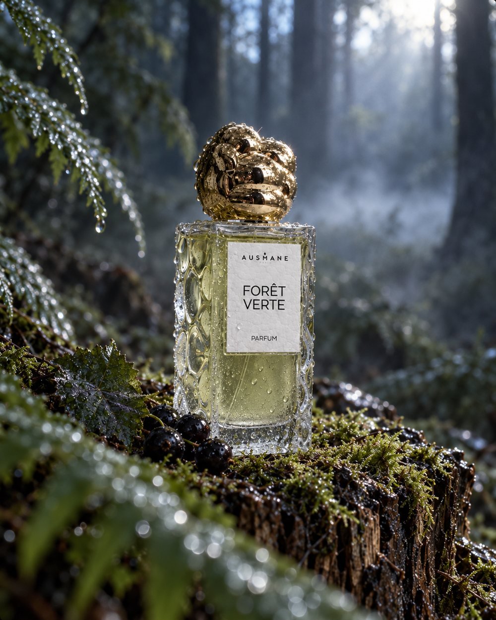 FORET VERTE en situation, parfum de 50 ml