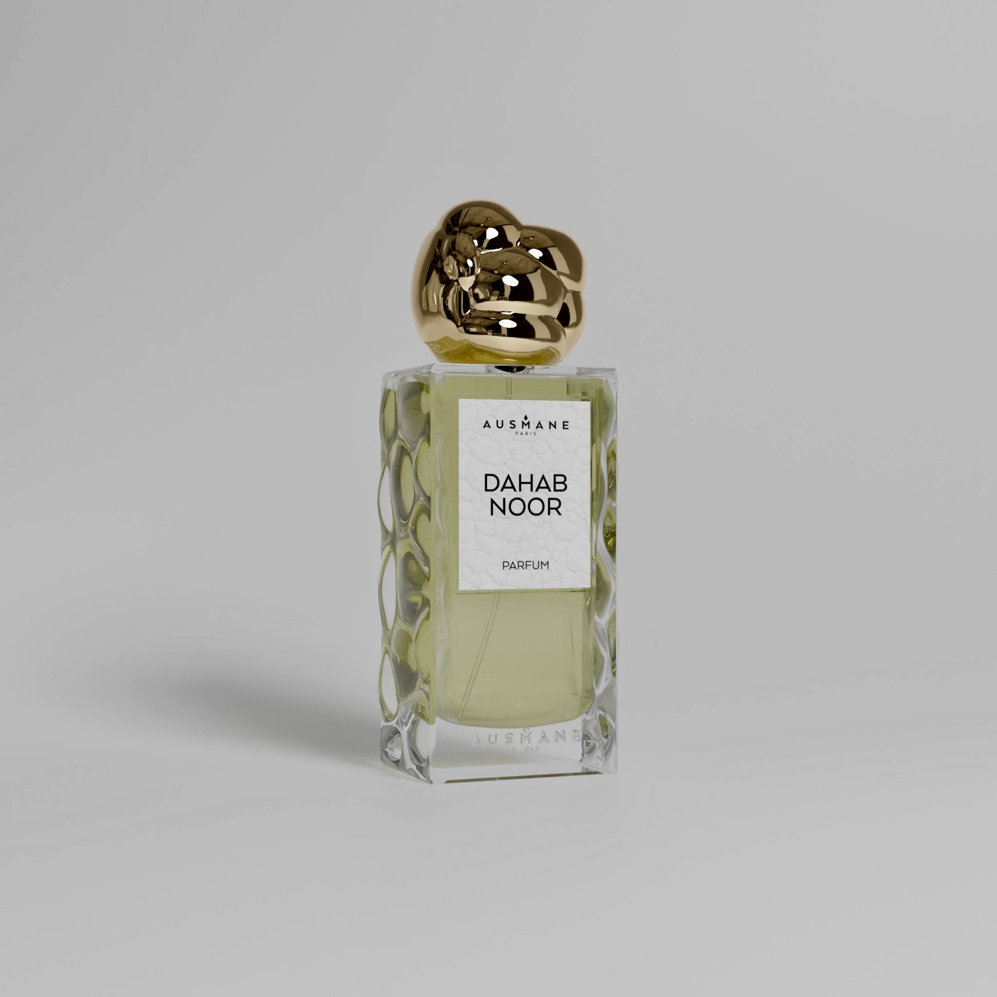 Parfum Dahab Noor - Fragrance florale et fruitée aux notes de rose, tubéreuse et musc blanc.
