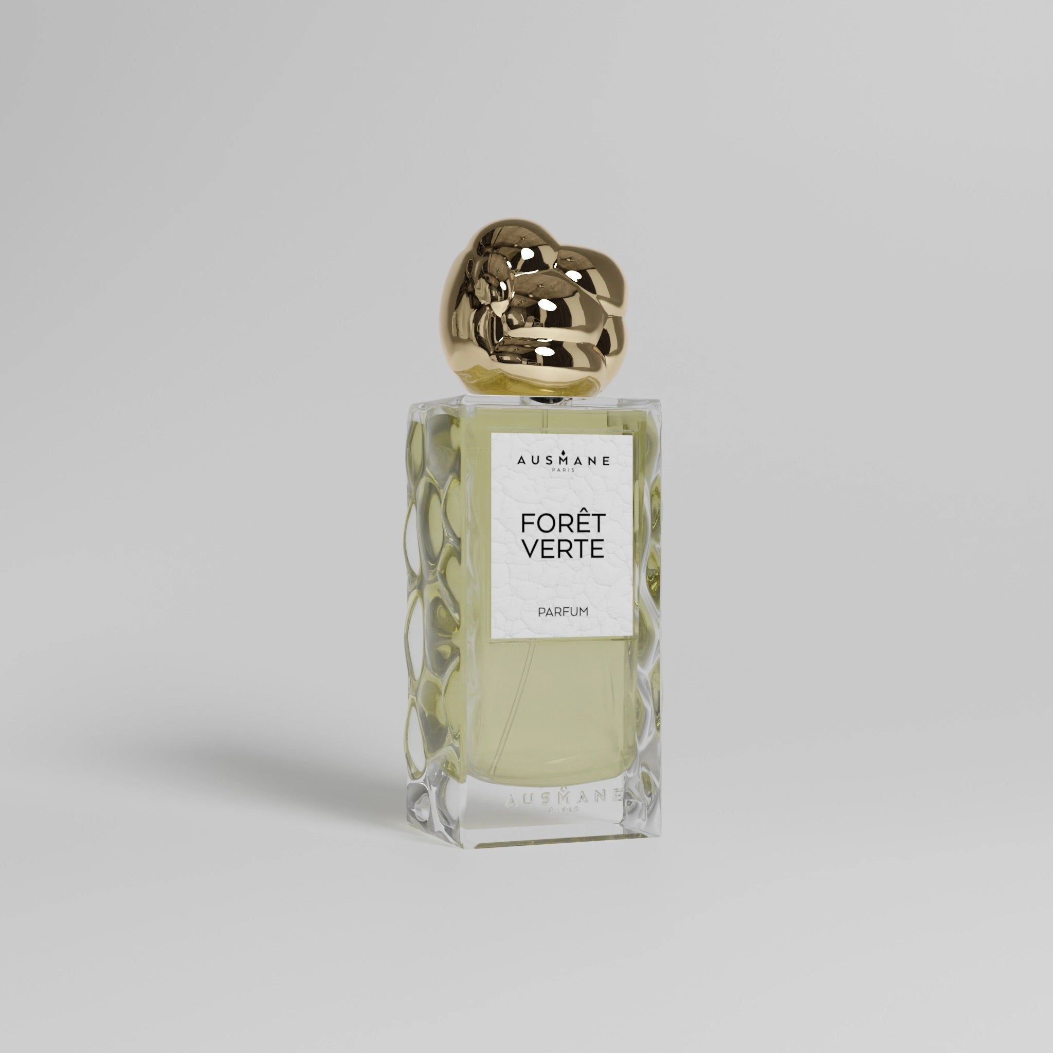 Parfum Forêt Verte - Fragrance fraîche et élégante aux notes de vétiver et muscs blancs.