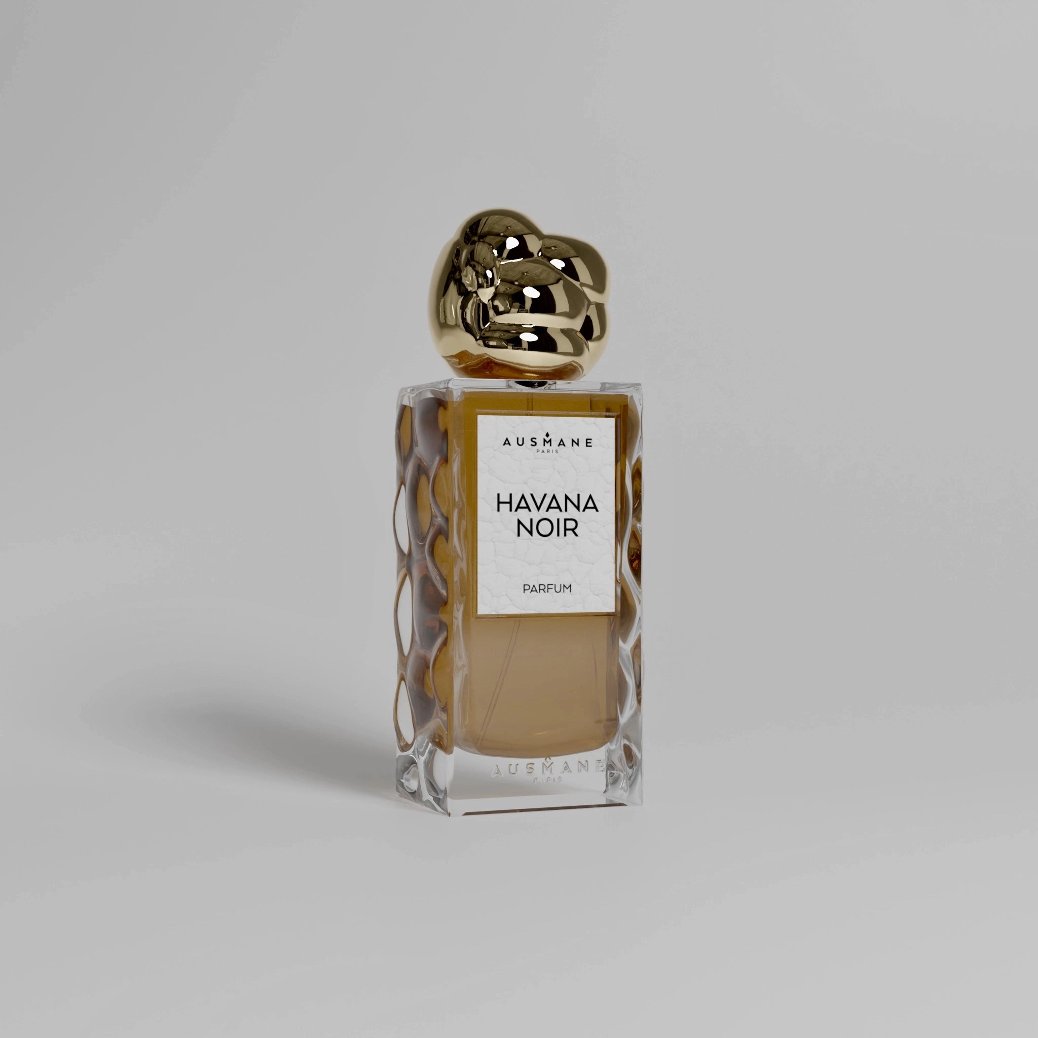 Parfum Havana Noir - Fragrance boisée et envoûtante aux notes de tabac et oud.
