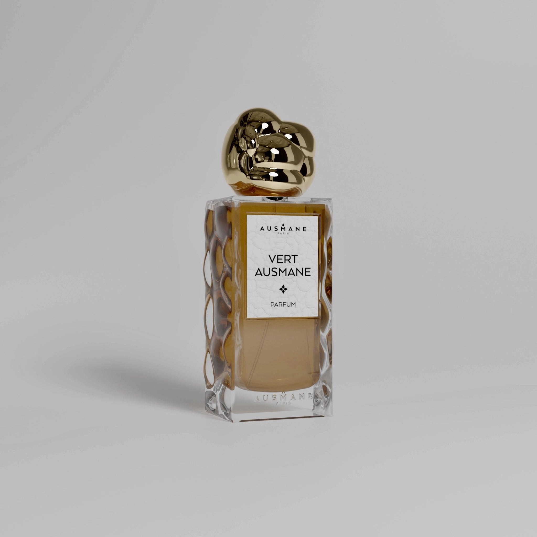 Parfum Vert Ausmane - Fragrance fraîche et boisée aux notes de bergamote, vétiver et oud.